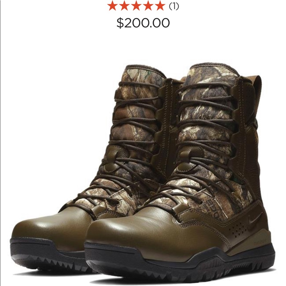 Nike SFB Field 2 8" Realtree GORE-TEX Hunting Boots Camo AQ1203-200 Men's